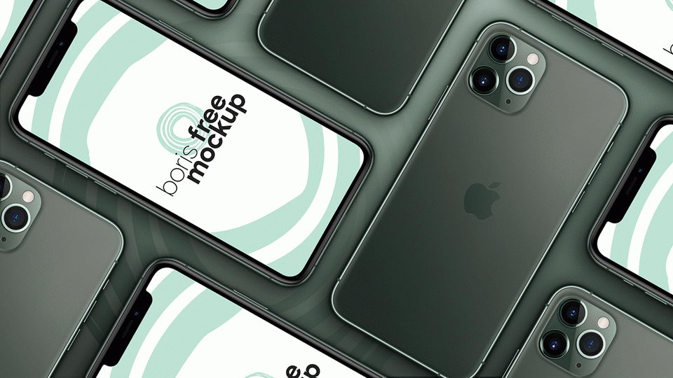 Flat iphone mockup for your next awesome design. Free Iphone 11 Pro Flatlay Mockup Psd Psfiles