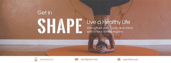 Fitness Facebook Cover Photos Maker Design Facebook Banners Online For Free Fotor