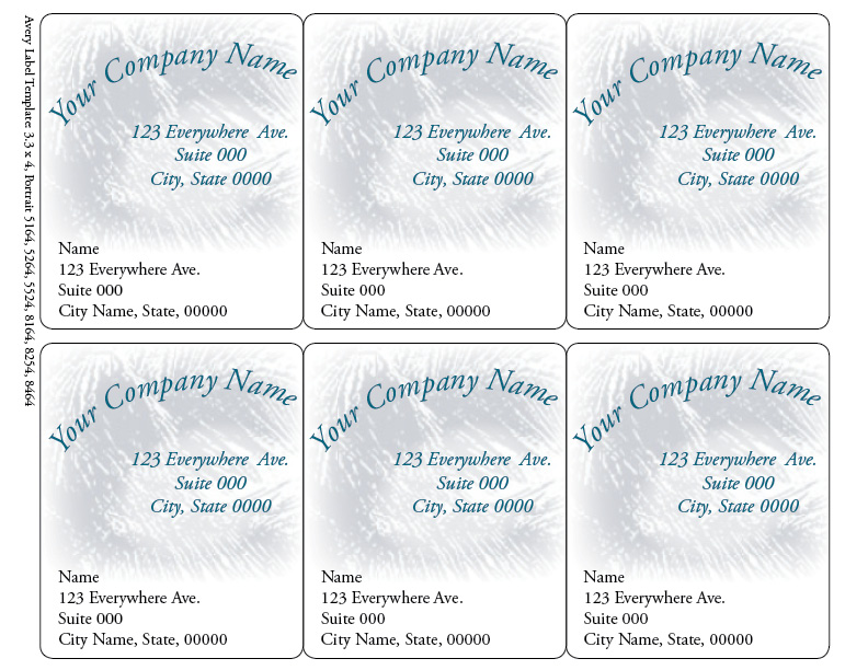 Avery shipping labels with trueblock technology for laser printers 3⅓ x 4 template 5164 6 . Free Indesign Label And Sticker Templates Indesignsecrets