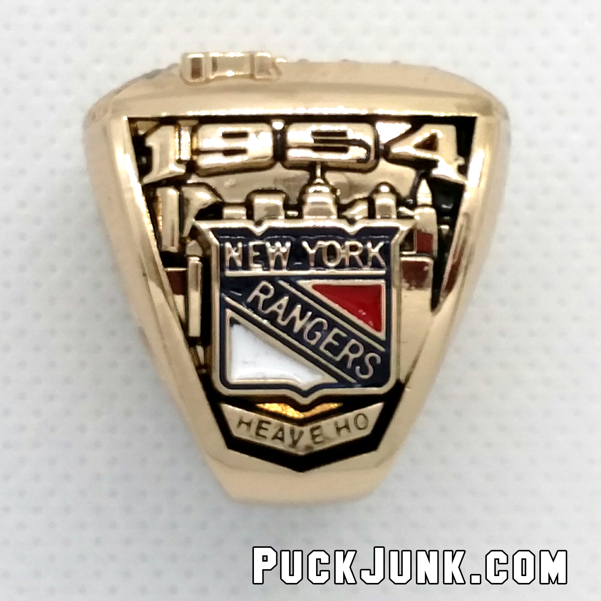 1994 New York Rangers Stanley Cup Championship Replica Ring - Puck Junk