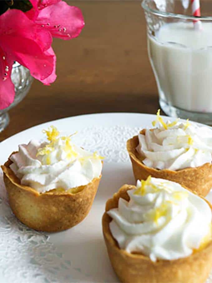 Ingredients · 2 sheets refrigerated pie crust · filling: Lemon Curd Tartlets Pudge Factor
