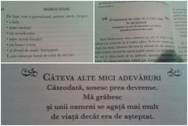 Hotul De CÄrÅ£i Markus Zusak Citate Pulbere De Stele