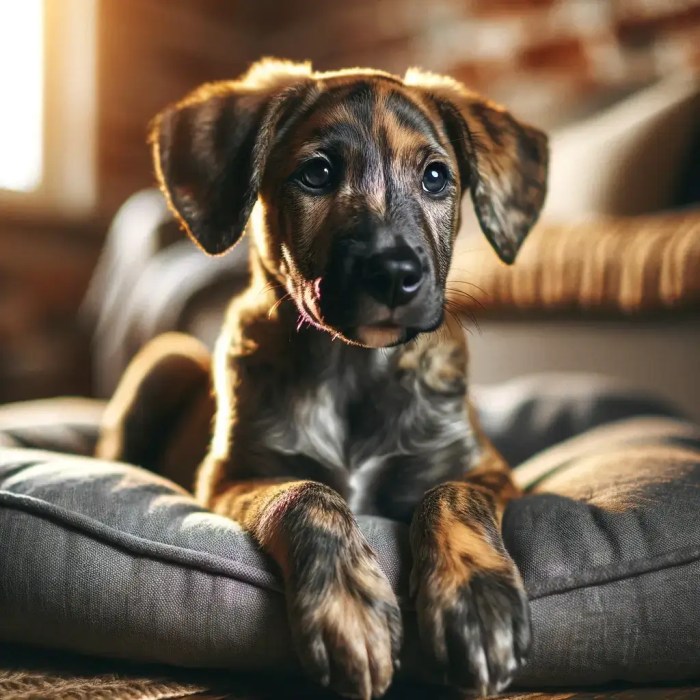 Mountain cur lab mix brindle