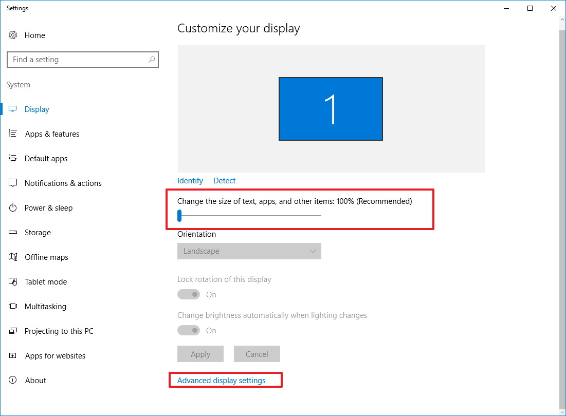 How To Change Display Settings To Make Icons And Text Bigger On Windows