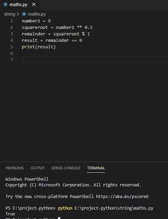 Pow(x,y) # where y is the power of x ; Python Square A Number Python Guides