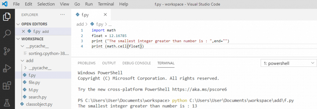 We also set the rounding mode to ceiling, this causes the last given place to be rounded to its next number. Python Print 2 Decimal Places Python Guides