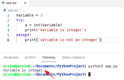 123 entered thing is integer enter something: Python Check If A Variable Is A Number Python Guides