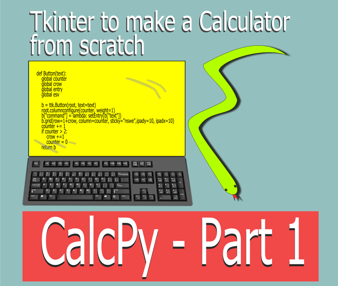 Python Calculator from skratch Part 1 (CalcPy) python programming