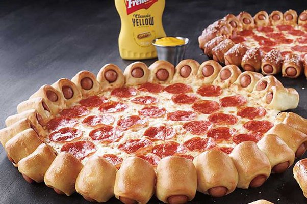 Domino's has buy 1 free 1 domino's has super tuesday domino's has cheese tarik domino's has rm5.90 personal pizza domino's has fabulous four . What Would You Call A Pizza With A Crust Filled With Hotdog And Would You Eat It Quora