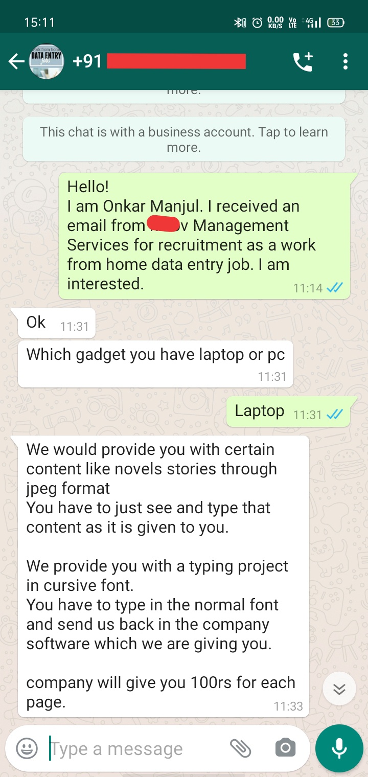 Apakah pekerjaan online mengetik dan entri data penipuan? - Quora