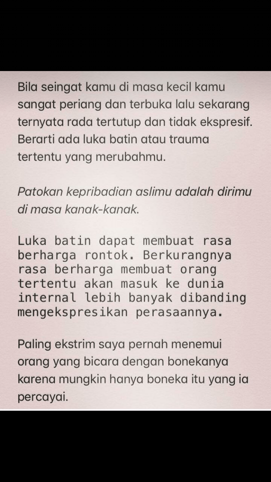 Apakah kepribadian seseorang dapat berubah? - Quora
