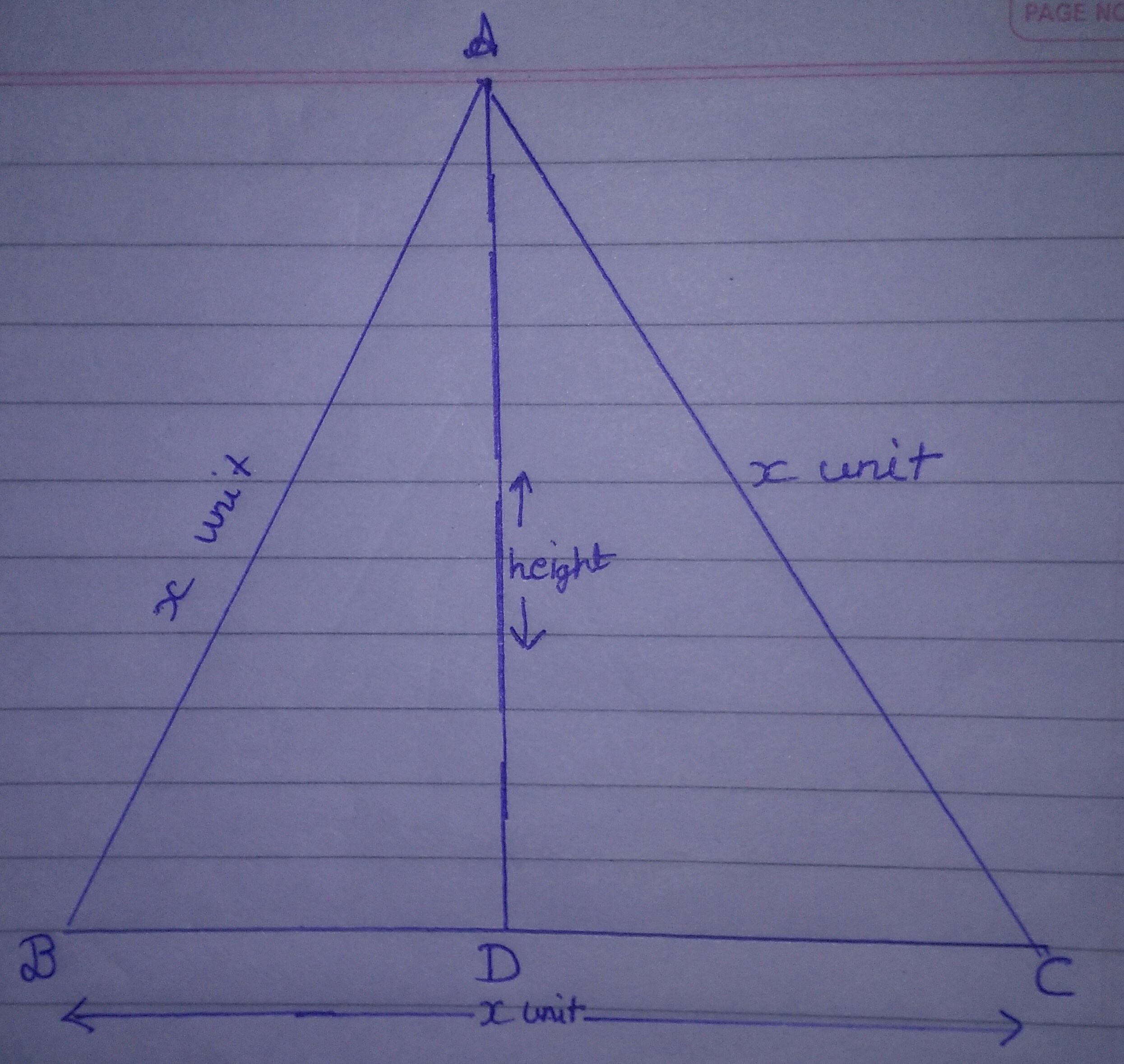 Berapakah luas segitiga sama sisi ini? - Quora