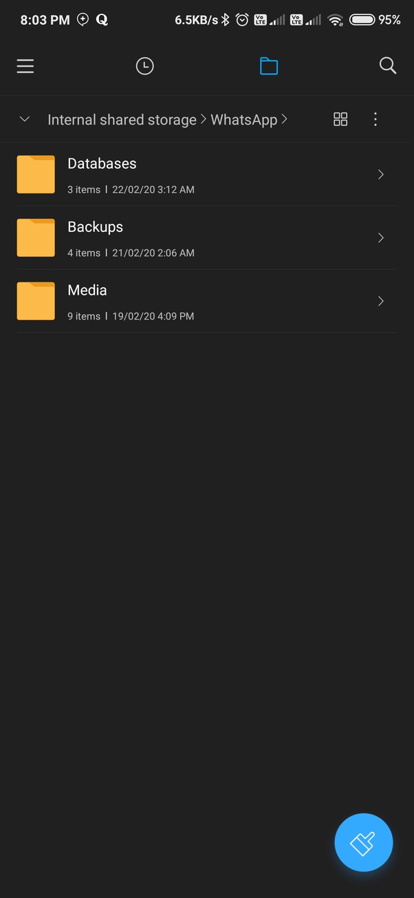 Whatsapp only allows the option to back up and restore for devices with the same operating system. Where can I check WhatsApp backup data and its size and ...