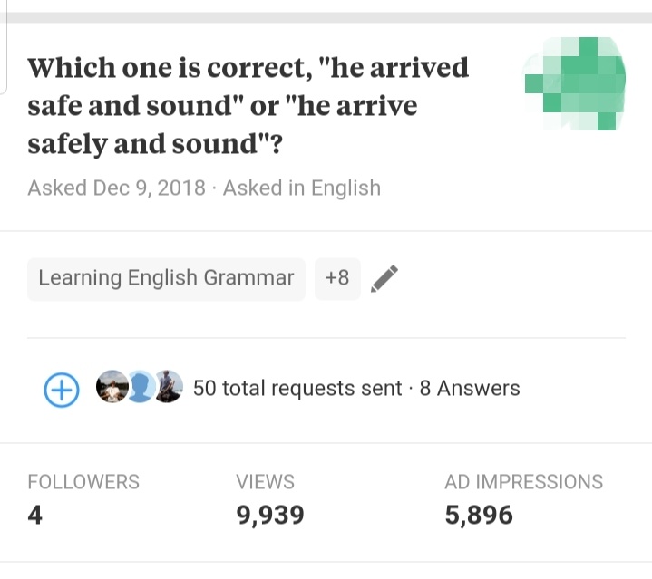 Jika saya memberikan pertanyaan menggunakan bahasa Inggris di Quora berbahasa  Inggris apakah juga mendapatkan pendapatan ? Bagaimana cara mengetahuinya?  - Quora