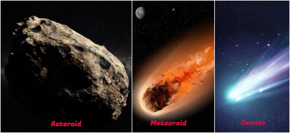 Apa persamaan dan perbedaan komet, asteroid, meteor, dan meteoroid? - Quora