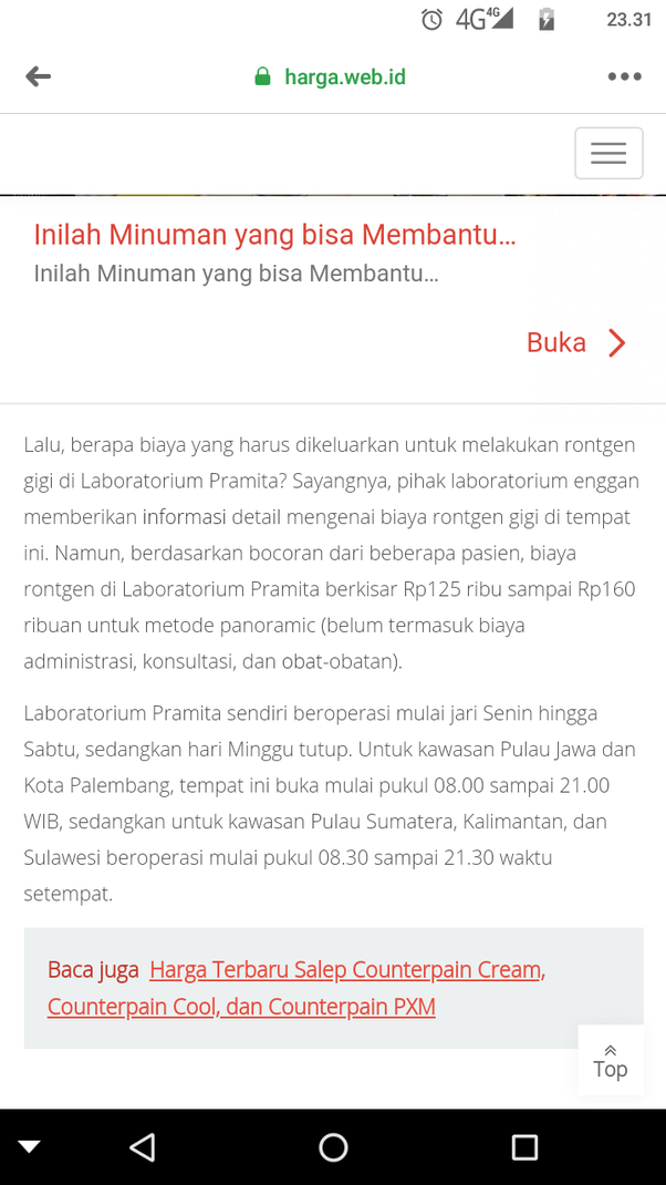 Kami juga mampu menjadi mitra laboratorium klinik lain dan rumah sakit untuk layanan rujukan pasien dan sampel pemeriksaan. Biaya Ct Scan Di Pramita Lab Captions Save