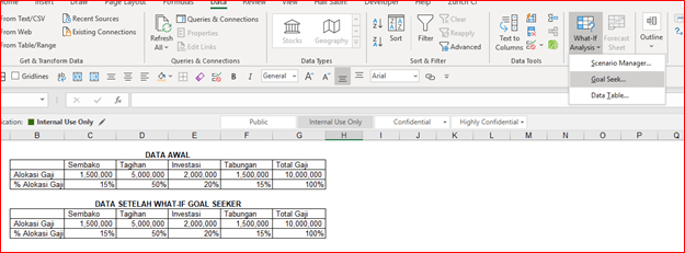 Bagaimana menggunakan what-if analysis di Microsoft Excel? - Quora