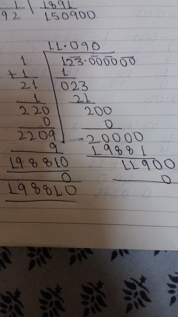 Radius of the circle is the square root of (123/pi) = 6.257 feet to 3 decimal places. What Is The Square Root Of 123 Quora