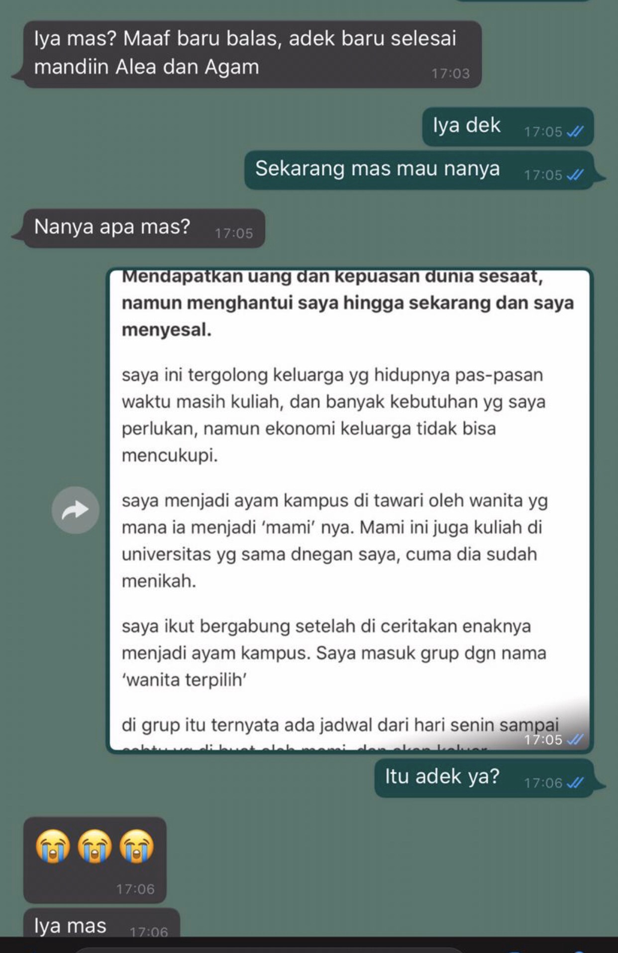 Bagaimana rasanya menjadi “ayam kampus” atau wanita panggilan? - Quora