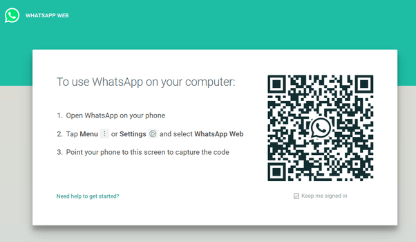 Whatsapp Web Scanner Qr Code - How To Scan The Whatsapp Qr Code With The Phone And Computer Being Remote Can I Take A Screenshot Quora