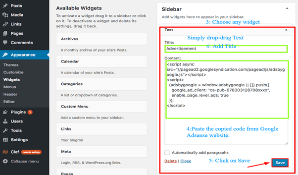 Go to your wordpress dashboard, and click add new under the plugins menu. How To Put Google Adsense On Wordpress Blog Quora