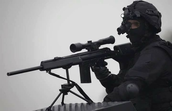 It was the first sniper rifle designed from scratch for law enforcement use. What are the weapons carried by various internal security agencies in India like police, CRPF