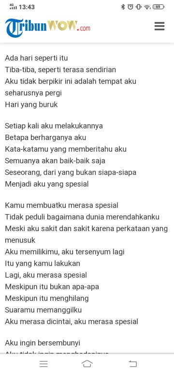 Lirik Lagu Paling Bagus – Sekali