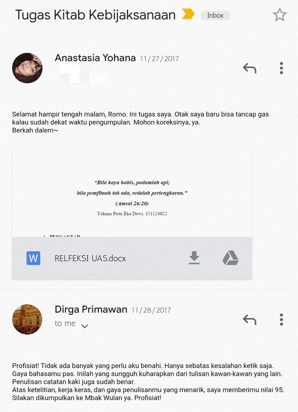 Apa perkataan dari guru/dosen/mentor yang paling kamu ingat sampai  sekarang? - Quora