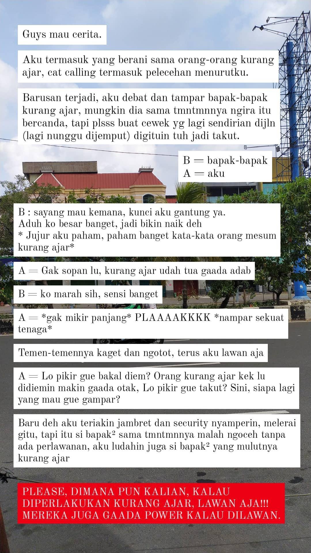 Apa tanggapanmu perihal &lsquo;catcalling&rsquo;? - Quora