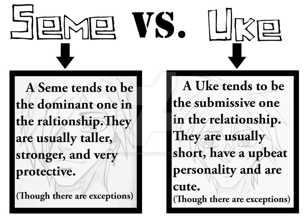 What is the difference between a seme and uke? - Quora