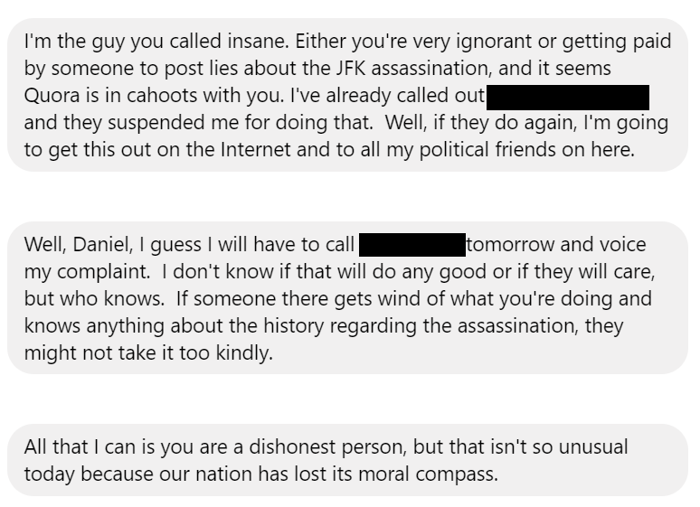 Pernahkah Anda merasa terancam oleh seseorang di Quora? - Quora