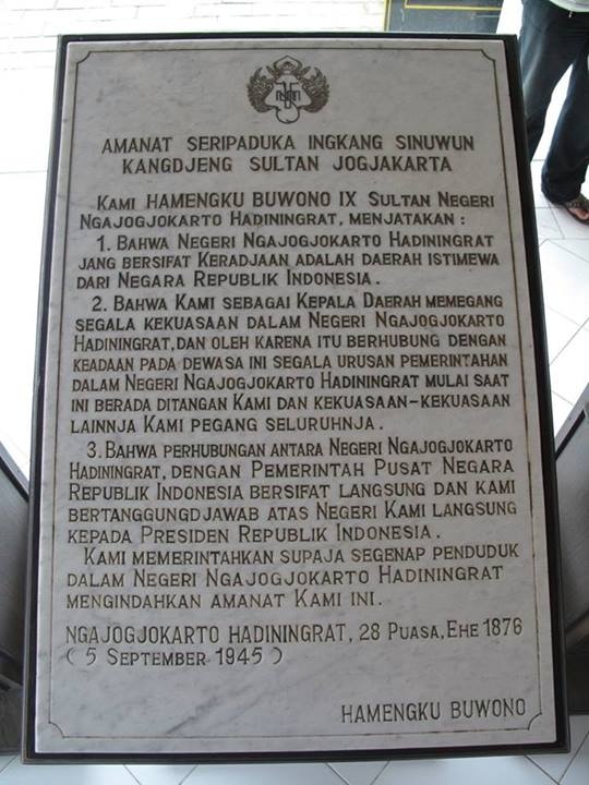 Apakah Yogyakarta masih pantas disebut sebagai daerah istimewa? - Quora