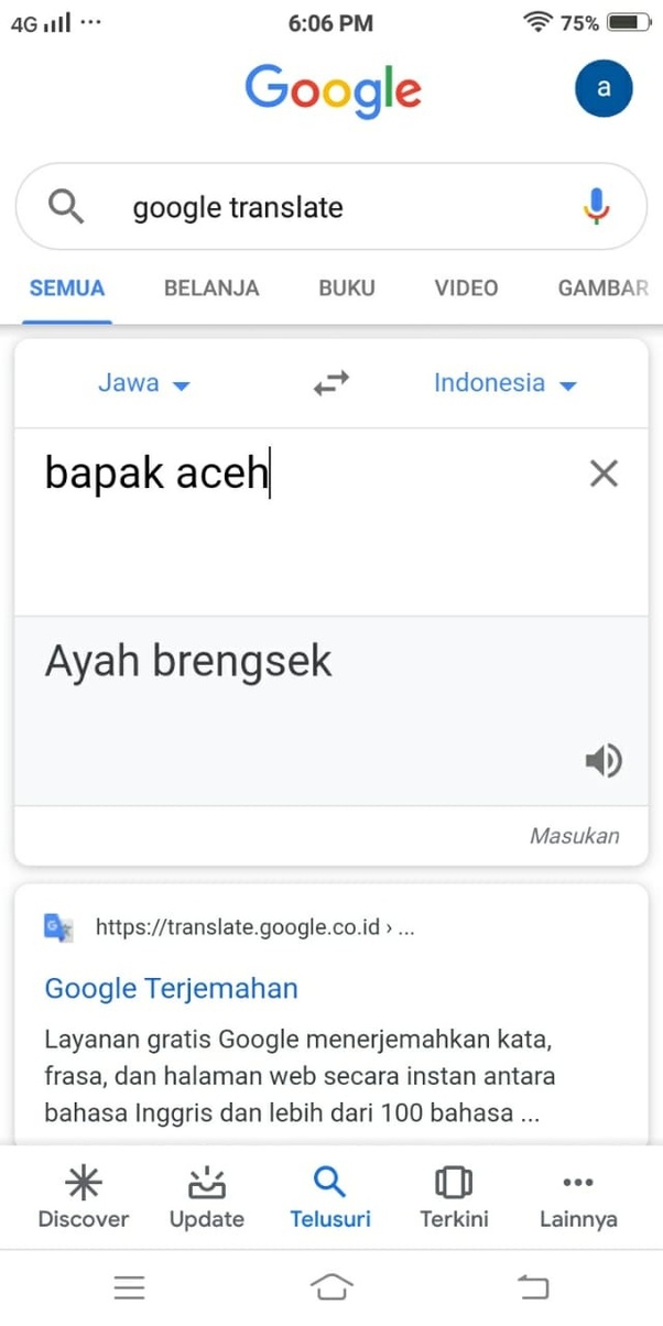 Google Translate Indonesia Ke Jawa Timur