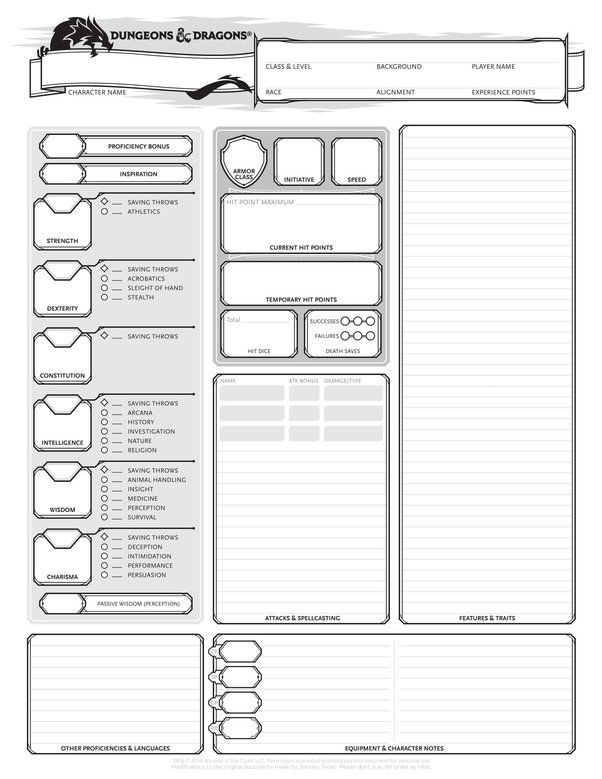for d d 5e do you use pencil and paper character sheets or d d beyond what drives your preference quora