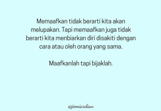 Bagaimana cara memaafkan seseorang yang telah memberi luka yang sangat  dalam pada diri kita? - Quora