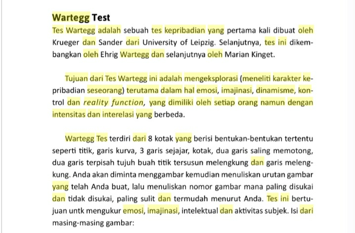 Menjadi notulen dalam rapat badan pertimbangan jabatan dan kepangkatan. Apa Itu Tes Warteg Quora
