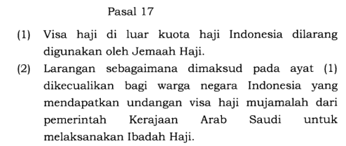 Nama calon jemaah haji yang tercantum . Apakah Haji Furoda Aman Dan Legal Quora