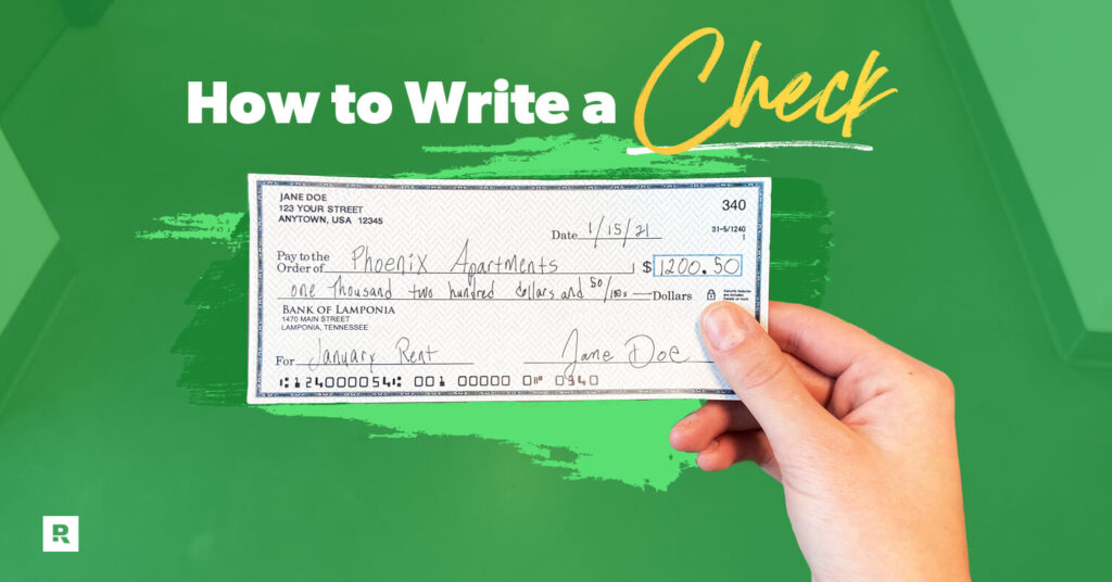 How to Write a Check in 6 Steps How to Write a Check in 6 Steps