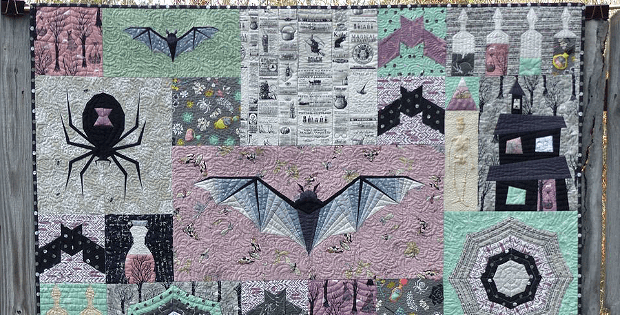 Click images to large view 12 halloween wall hanging quilt patterns hidden treasure. Enjoy This Eye Catching Quilt Every Spooky Season Quilting Digest