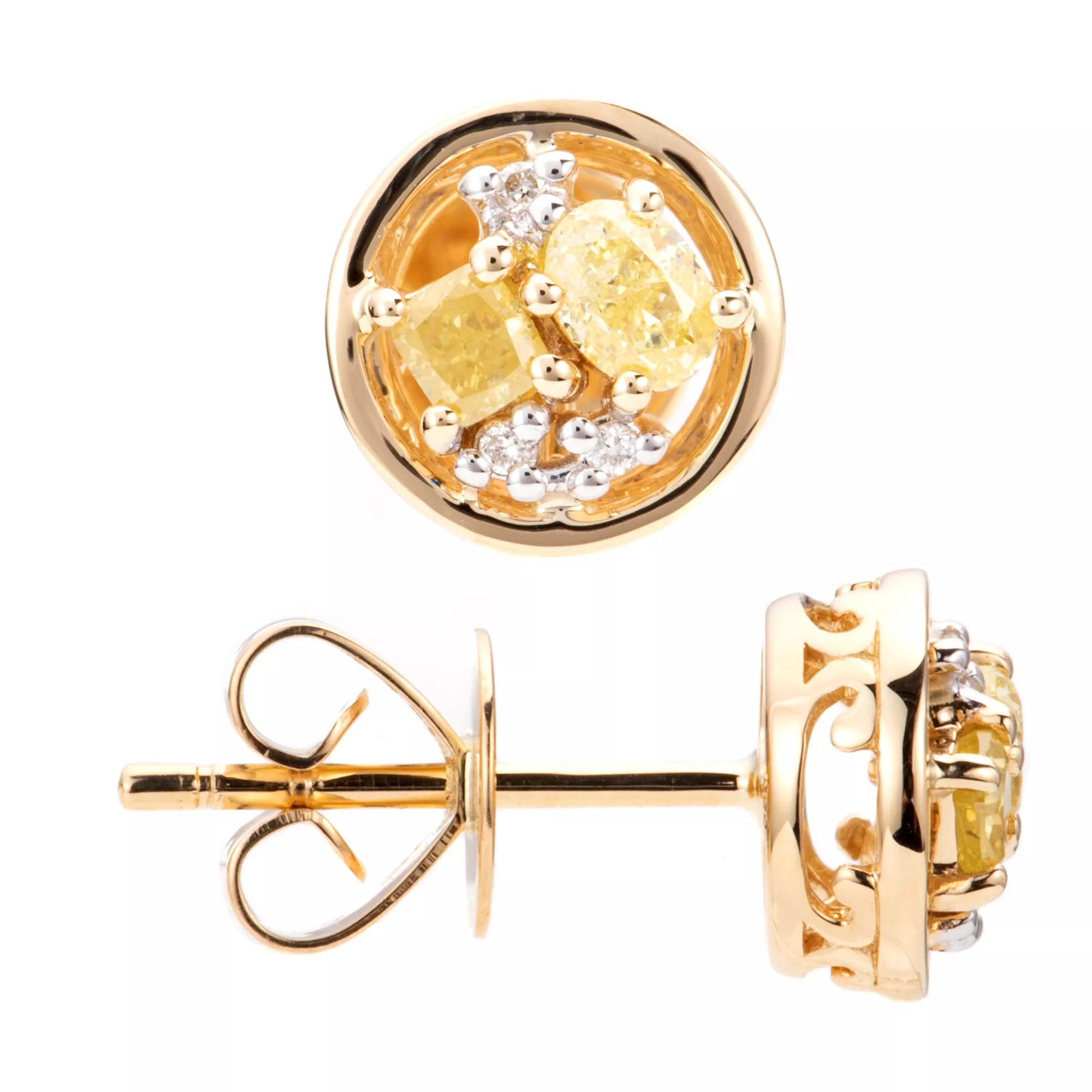 Sie wünschen sich ein neues armband oder neue ohrringe? COLOUR DIAMONDS Ohrstecker 10 Diamanten zus. ca. 0,50ct