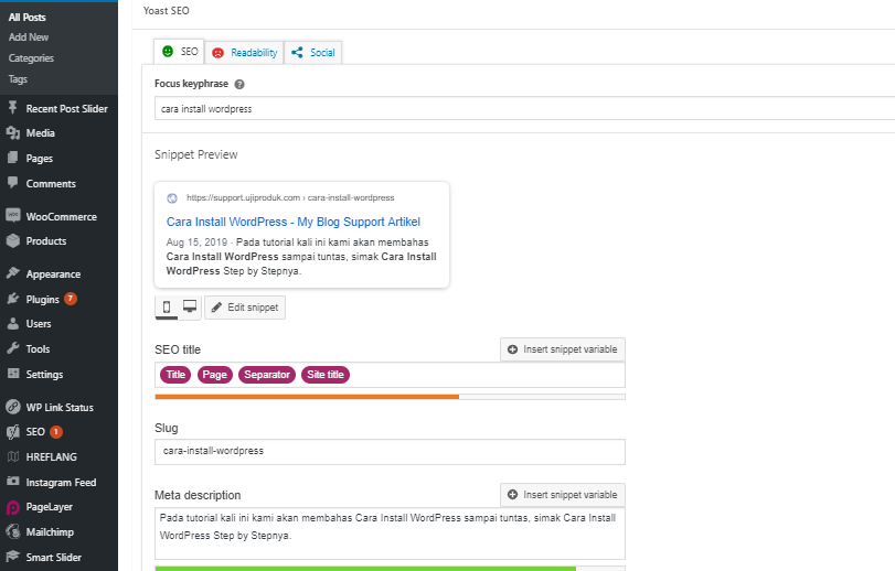 Cari plugin bernama yoast seo. Panduan Belajar Seo Wordpress Untuk Pemula Qwords
