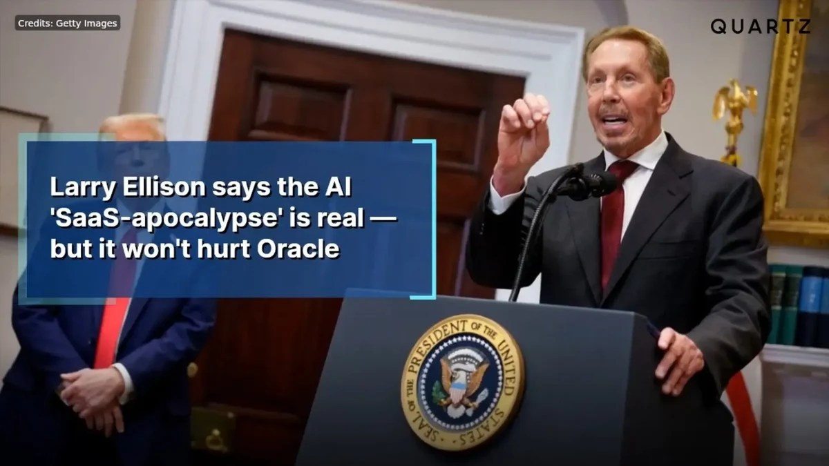 Larry Ellison believes Oracle can keep up with AI-driven SaaS transformations