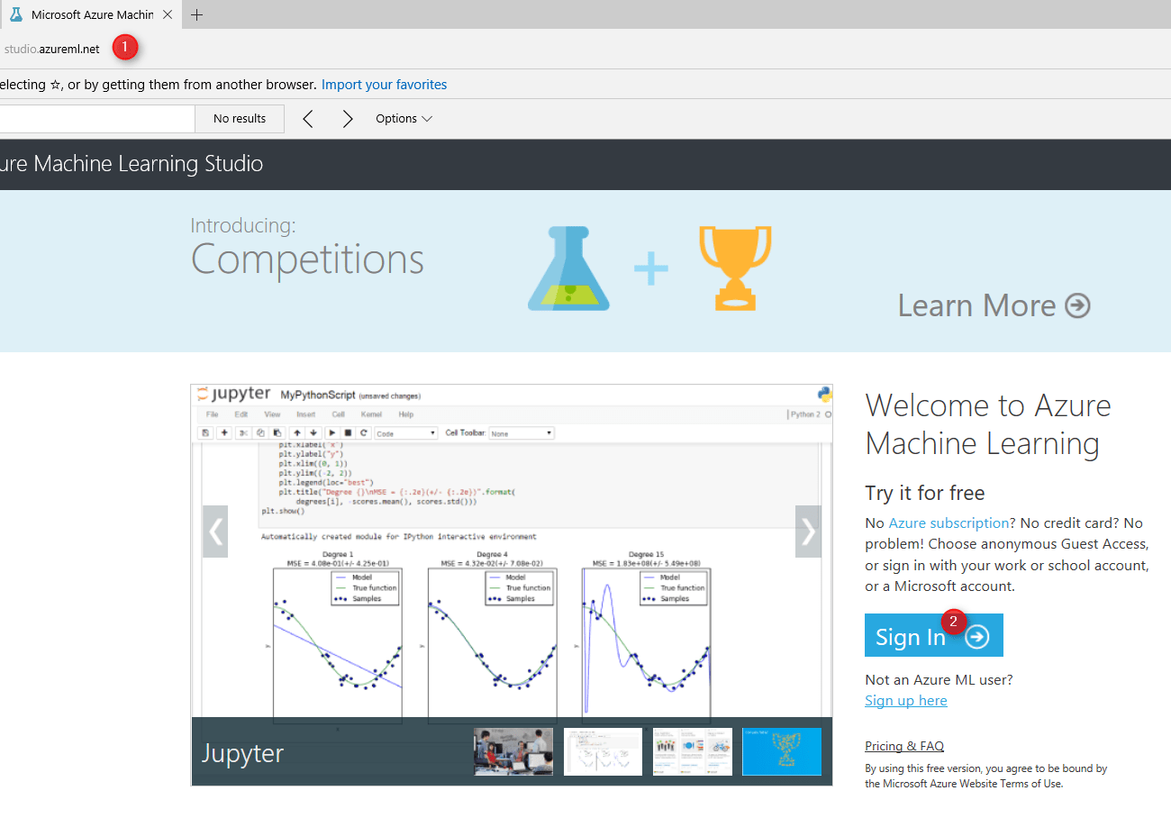 azure machine learning samples