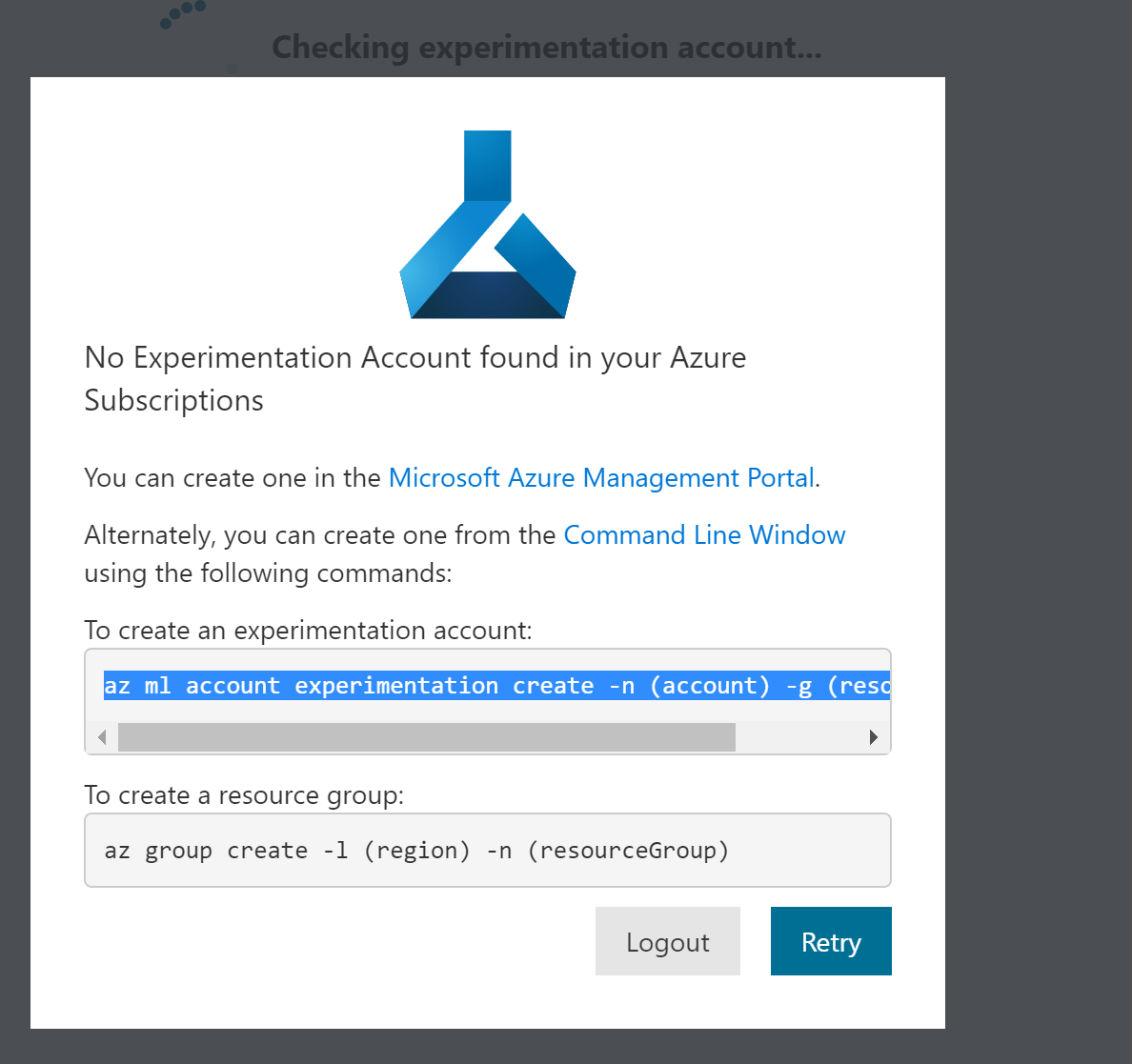 azure machine learning experimentation
