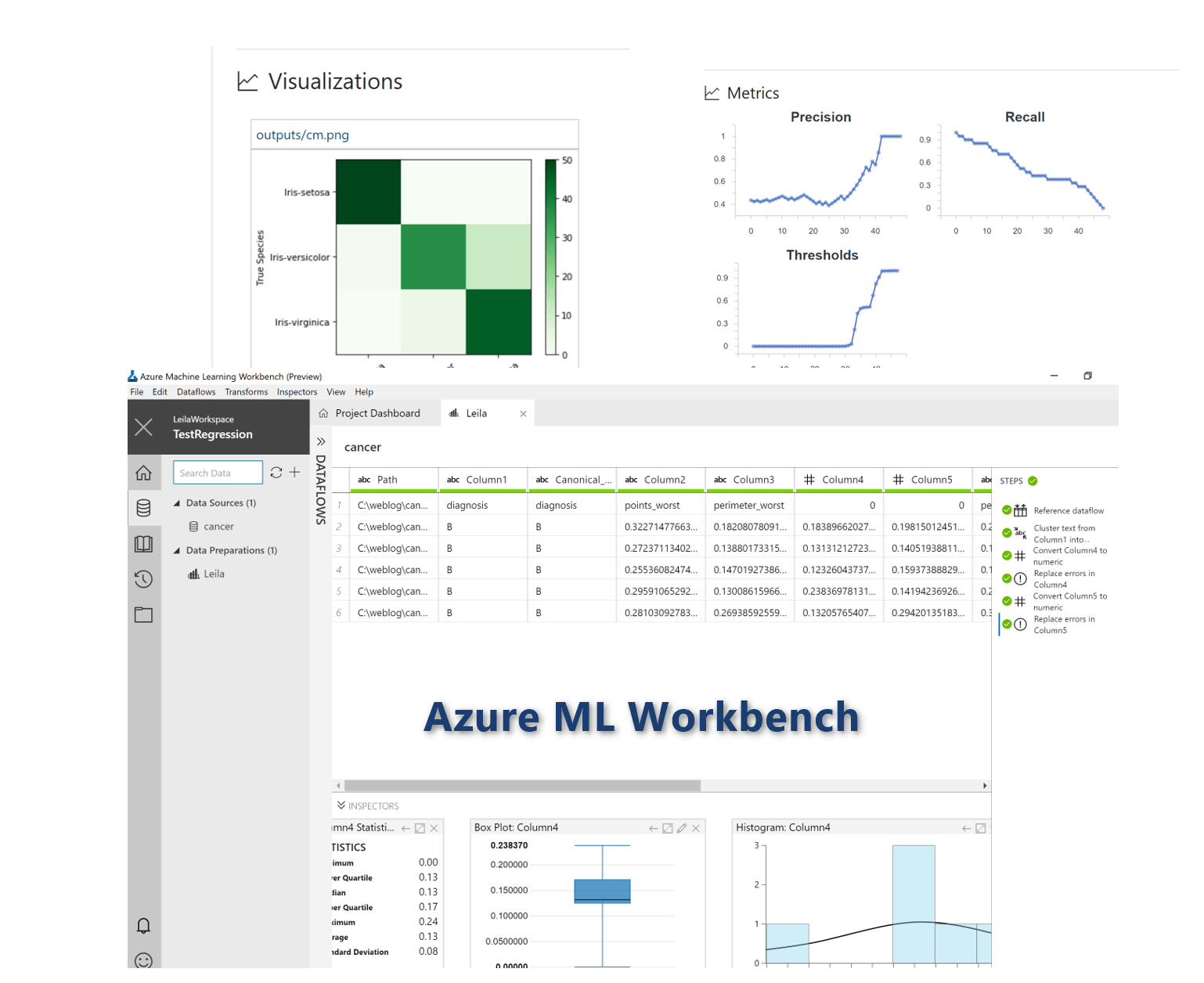 azure machine learning workbench