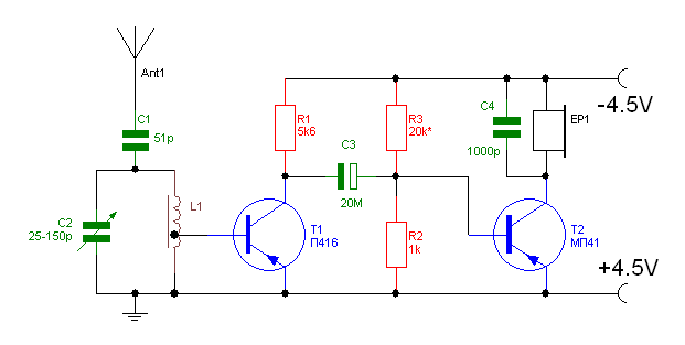 Фм радиоприемник схема