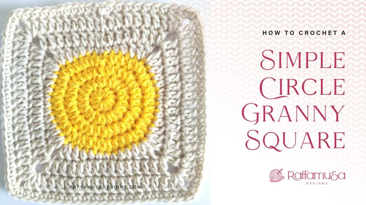 Patterns can also be moved or taken down. How To Crochet A Simple Circle Granny Square Raffamusadesigns