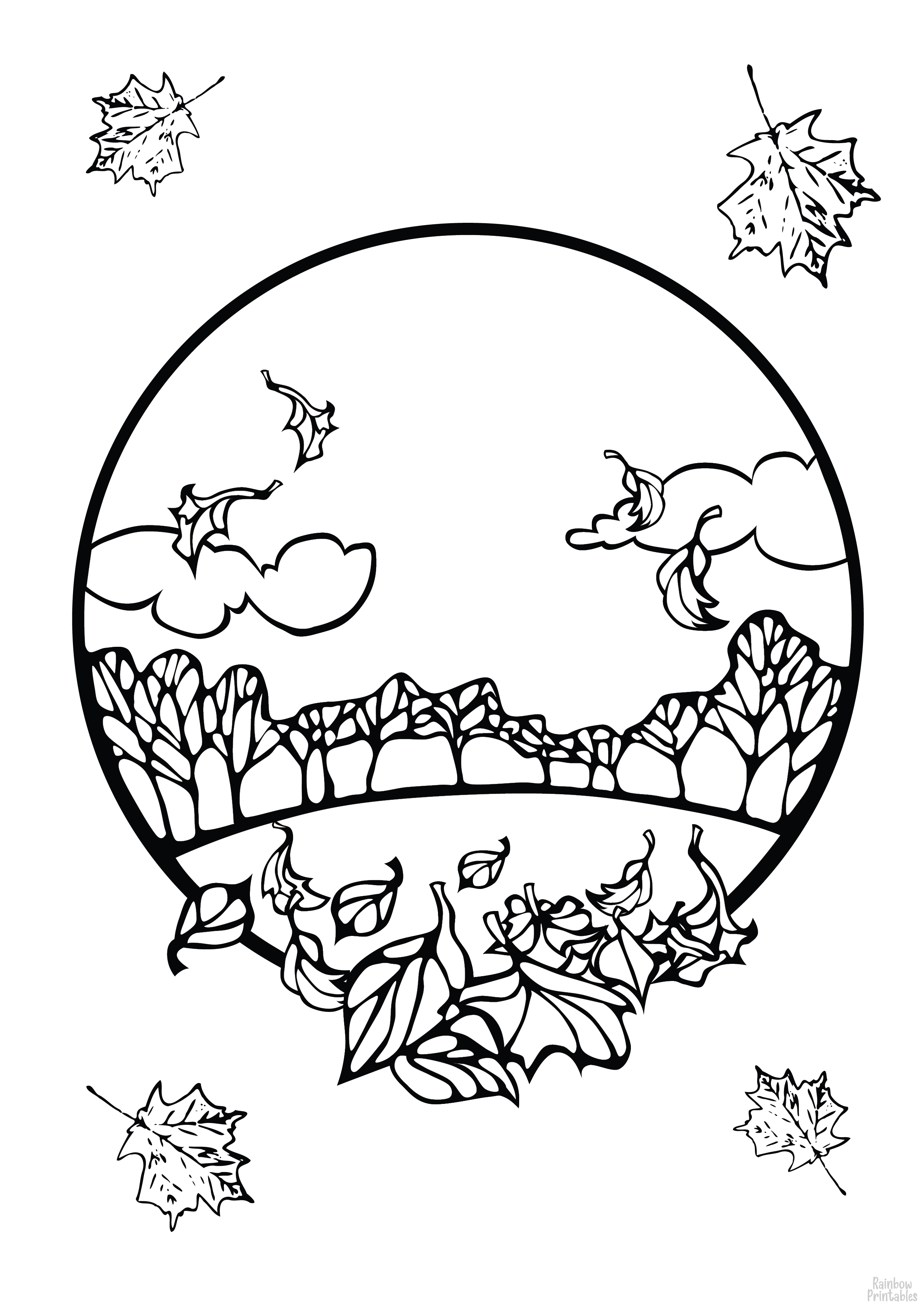 When adults are asked to draw a leader, they draw a man. 7 Free Seasonal Autumn Coloring Sheets For Kids Rainbow Printables