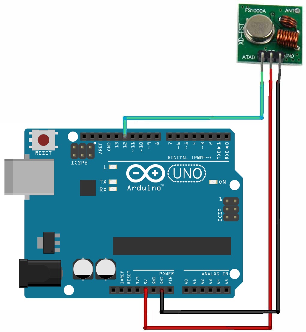 RF 433MHz Transmitter/Receiver Module With Arduino Random Nerd Tutorials