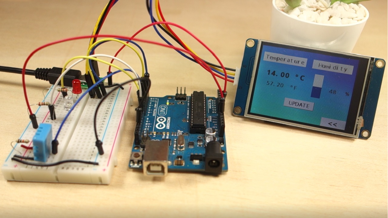 Nextion Display with Arduino - Getting Started | Random ... circuit diagram maker images free download 